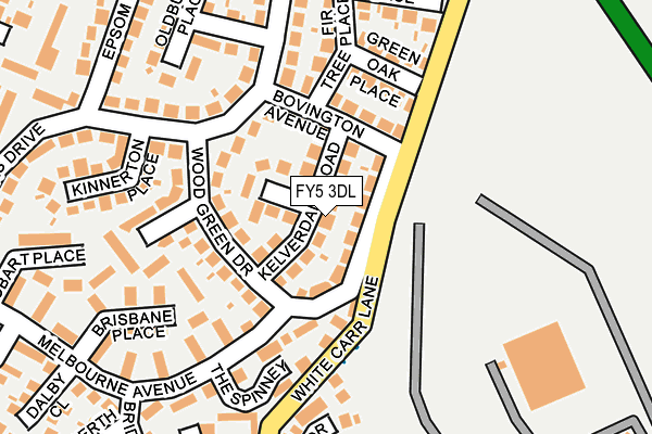FY5 3DL map - OS OpenMap – Local (Ordnance Survey)