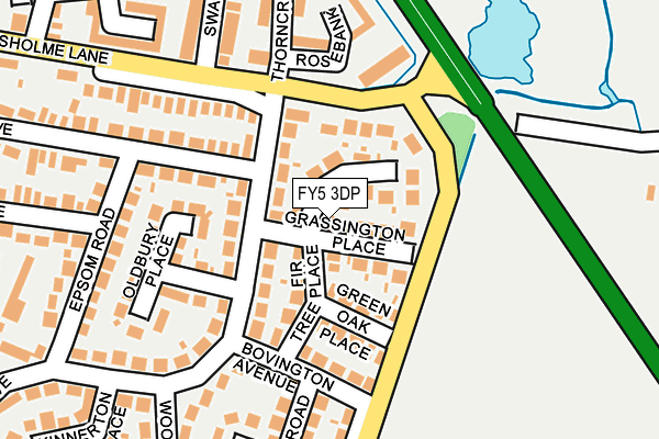 FY5 3DP map - OS OpenMap – Local (Ordnance Survey)