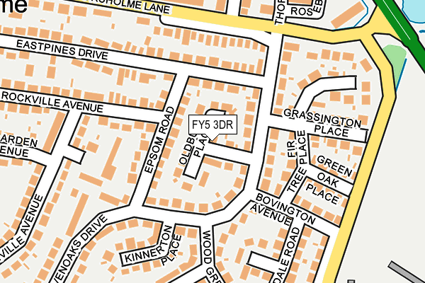 FY5 3DR map - OS OpenMap – Local (Ordnance Survey)
