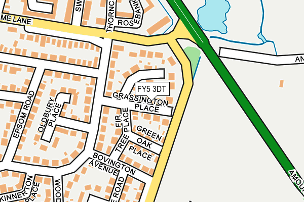 FY5 3DT map - OS OpenMap – Local (Ordnance Survey)