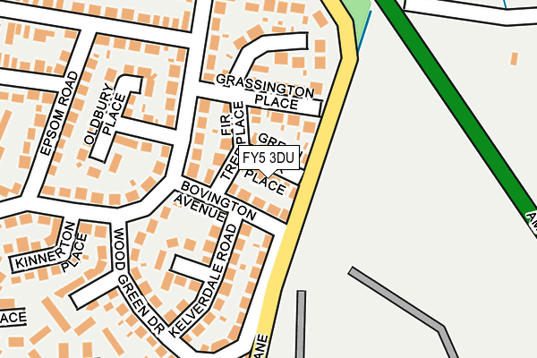 FY5 3DU map - OS OpenMap – Local (Ordnance Survey)