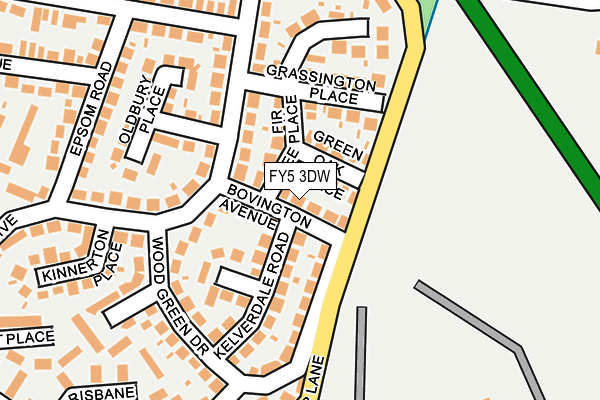 FY5 3DW map - OS OpenMap – Local (Ordnance Survey)