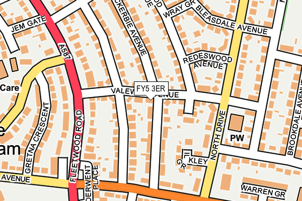 FY5 3ER map - OS OpenMap – Local (Ordnance Survey)