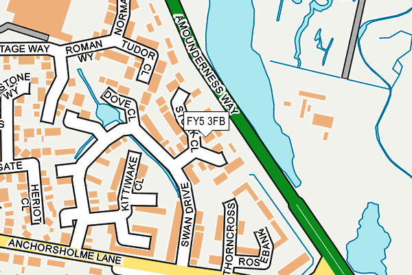 FY5 3FB map - OS OpenMap – Local (Ordnance Survey)