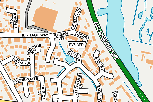 FY5 3FD map - OS OpenMap – Local (Ordnance Survey)