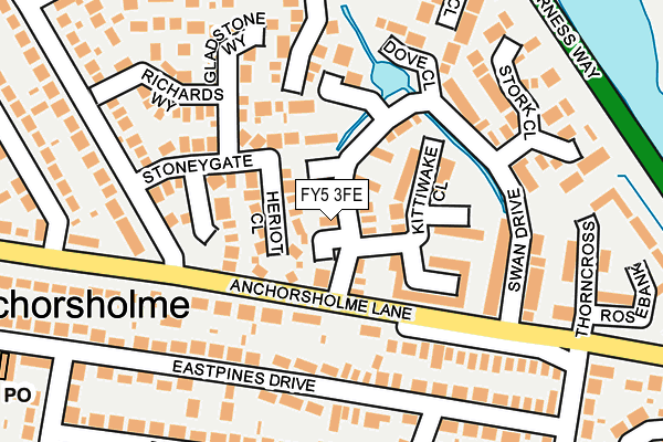 FY5 3FE map - OS OpenMap – Local (Ordnance Survey)