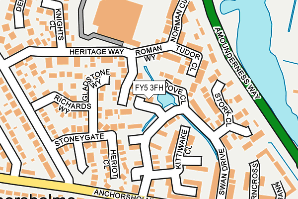 FY5 3FH map - OS OpenMap – Local (Ordnance Survey)