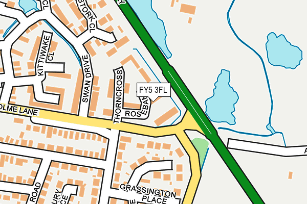 FY5 3FL map - OS OpenMap – Local (Ordnance Survey)