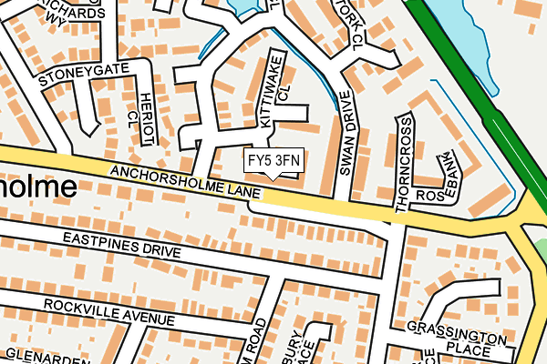 FY5 3FN map - OS OpenMap – Local (Ordnance Survey)