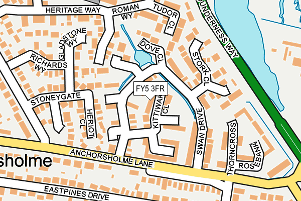 FY5 3FR map - OS OpenMap – Local (Ordnance Survey)