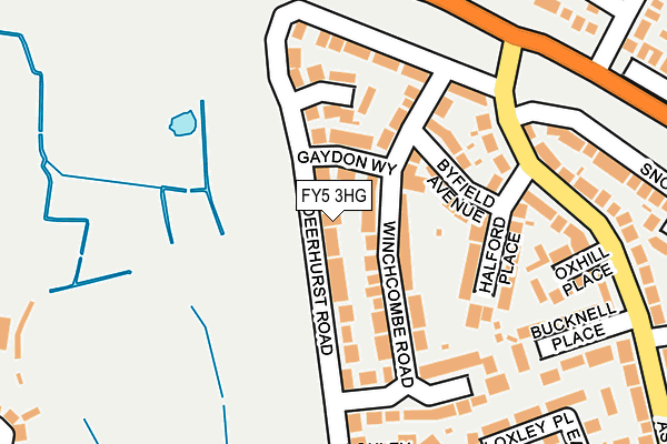 FY5 3HG map - OS OpenMap – Local (Ordnance Survey)