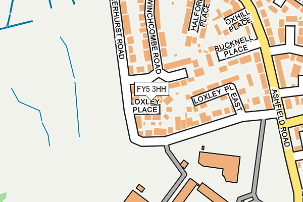 FY5 3HH map - OS OpenMap – Local (Ordnance Survey)