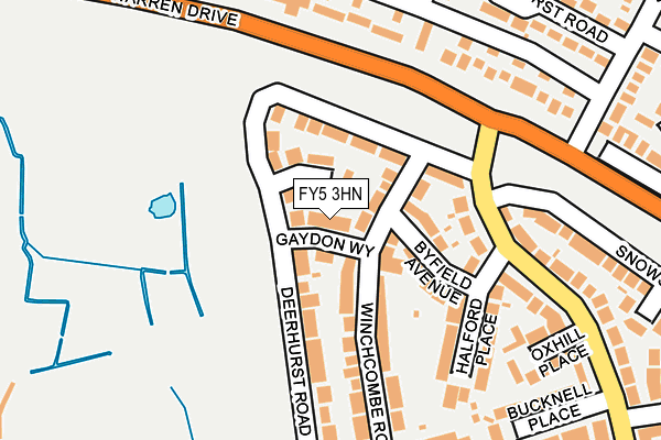 FY5 3HN map - OS OpenMap – Local (Ordnance Survey)
