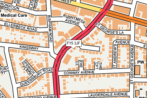 FY5 3JF map - OS OpenMap – Local (Ordnance Survey)