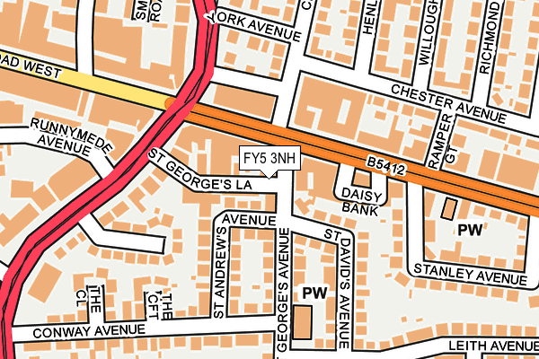 FY5 3NH map - OS OpenMap – Local (Ordnance Survey)