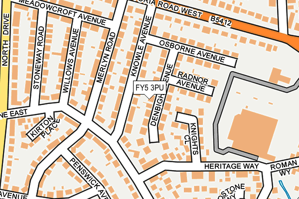 FY5 3PU map - OS OpenMap – Local (Ordnance Survey)
