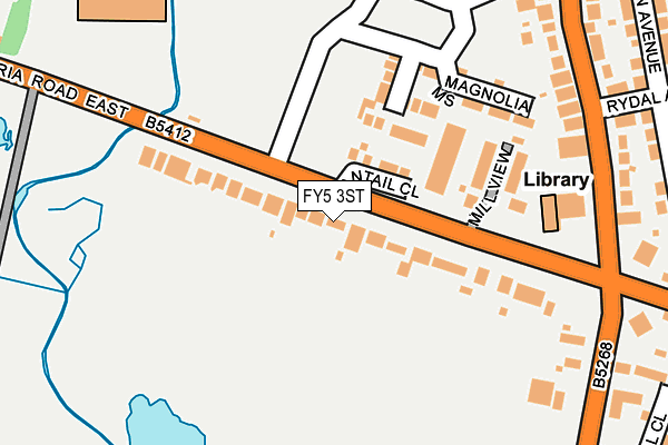 FY5 3ST map - OS OpenMap – Local (Ordnance Survey)