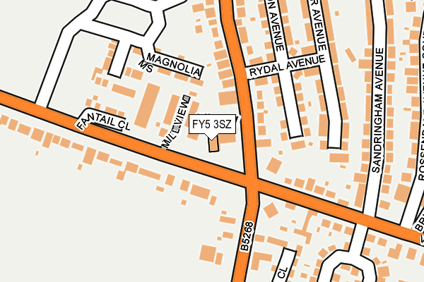 FY5 3SZ map - OS OpenMap – Local (Ordnance Survey)