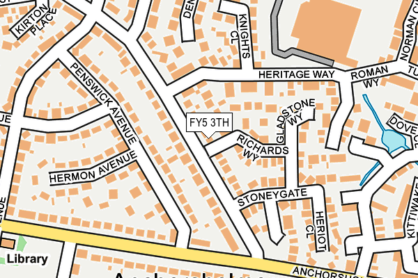 FY5 3TH map - OS OpenMap – Local (Ordnance Survey)