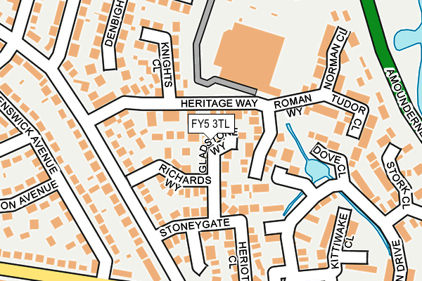 FY5 3TL map - OS OpenMap – Local (Ordnance Survey)