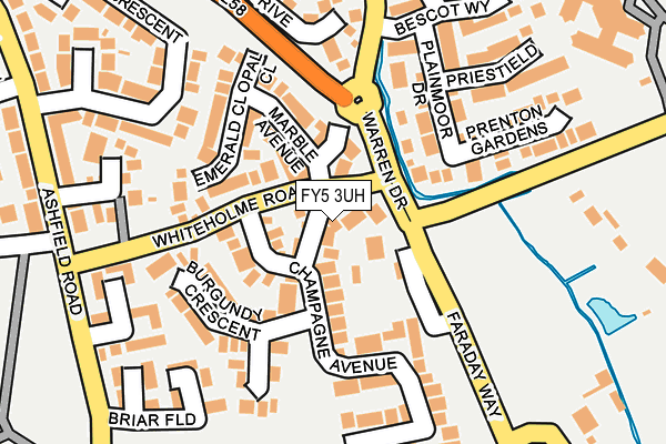 FY5 3UH map - OS OpenMap – Local (Ordnance Survey)