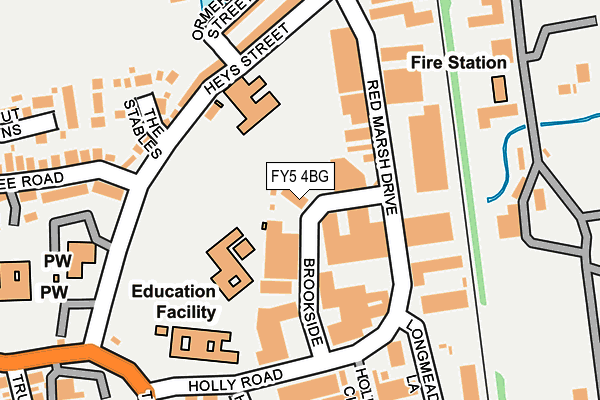FY5 4BG map - OS OpenMap – Local (Ordnance Survey)
