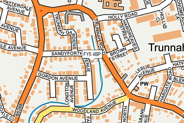 FY5 4BP map - OS OpenMap – Local (Ordnance Survey)