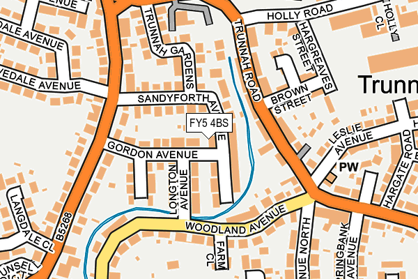 FY5 4BS map - OS OpenMap – Local (Ordnance Survey)