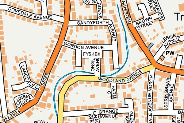 FY5 4BX map - OS OpenMap – Local (Ordnance Survey)