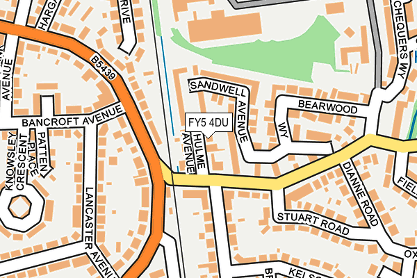 FY5 4DU map - OS OpenMap – Local (Ordnance Survey)