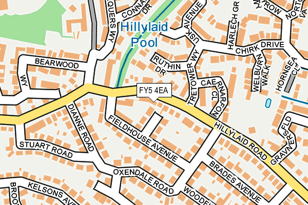 FY5 4EA map - OS OpenMap – Local (Ordnance Survey)