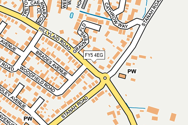 FY5 4EG map - OS OpenMap – Local (Ordnance Survey)