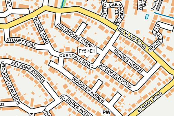 FY5 4EH map - OS OpenMap – Local (Ordnance Survey)