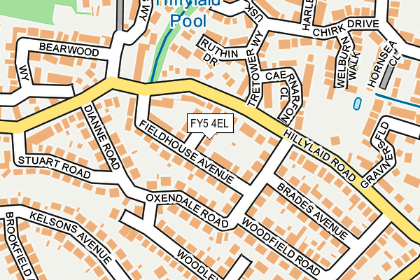 FY5 4EL map - OS OpenMap – Local (Ordnance Survey)