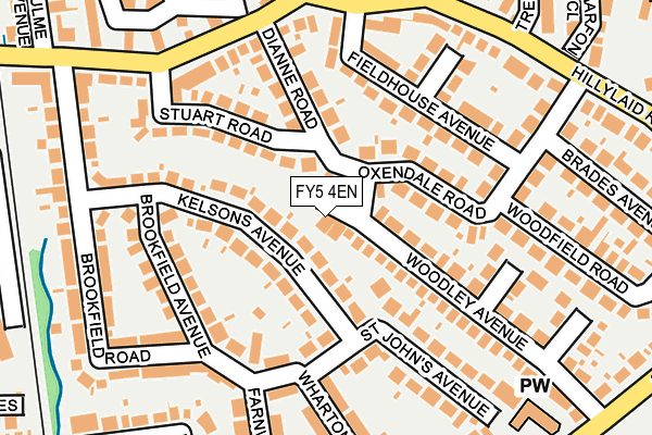 FY5 4EN map - OS OpenMap – Local (Ordnance Survey)