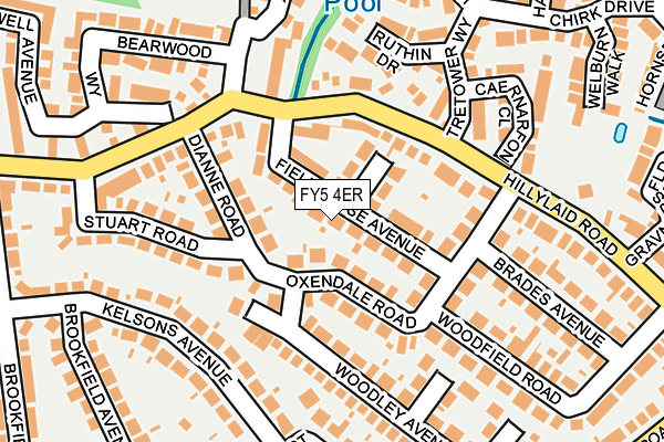 FY5 4ER map - OS OpenMap – Local (Ordnance Survey)