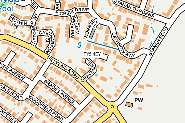 FY5 4EY map - OS OpenMap – Local (Ordnance Survey)