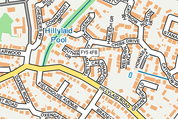 FY5 4FB map - OS OpenMap – Local (Ordnance Survey)