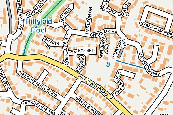 FY5 4FD map - OS OpenMap – Local (Ordnance Survey)