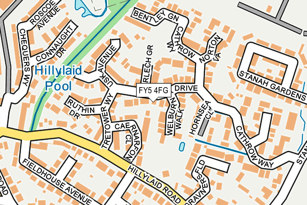 FY5 4FG map - OS OpenMap – Local (Ordnance Survey)