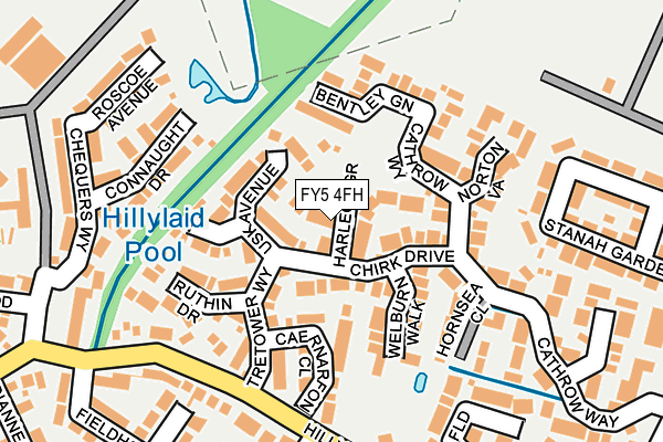 FY5 4FH map - OS OpenMap – Local (Ordnance Survey)