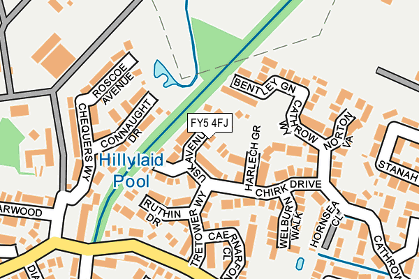 FY5 4FJ map - OS OpenMap – Local (Ordnance Survey)