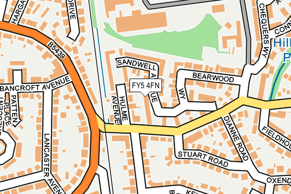 FY5 4FN map - OS OpenMap – Local (Ordnance Survey)