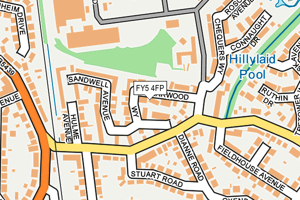 FY5 4FP map - OS OpenMap – Local (Ordnance Survey)