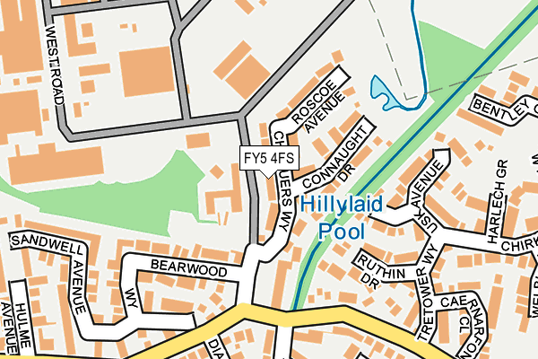 FY5 4FS map - OS OpenMap – Local (Ordnance Survey)