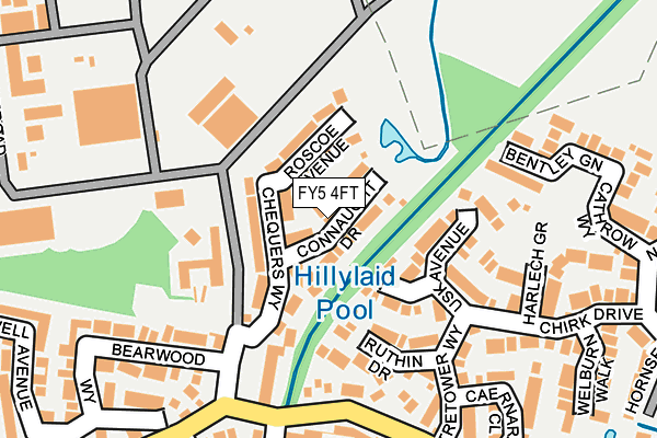 FY5 4FT map - OS OpenMap – Local (Ordnance Survey)