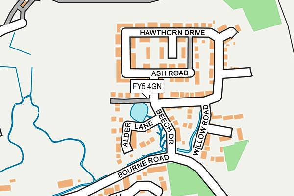 FY5 4GN map - OS OpenMap – Local (Ordnance Survey)