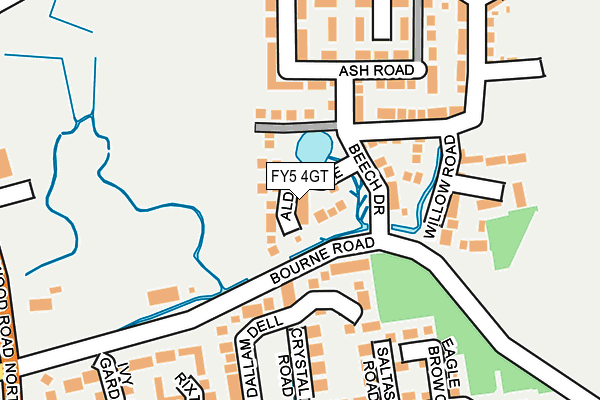 FY5 4GT map - OS OpenMap – Local (Ordnance Survey)