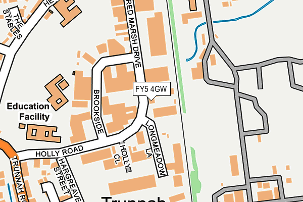 FY5 4GW map - OS OpenMap – Local (Ordnance Survey)