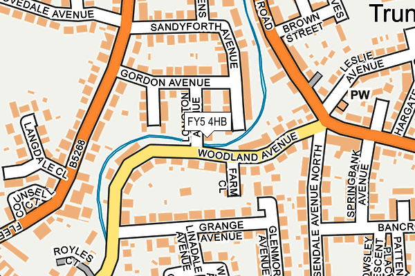 FY5 4HB map - OS OpenMap – Local (Ordnance Survey)